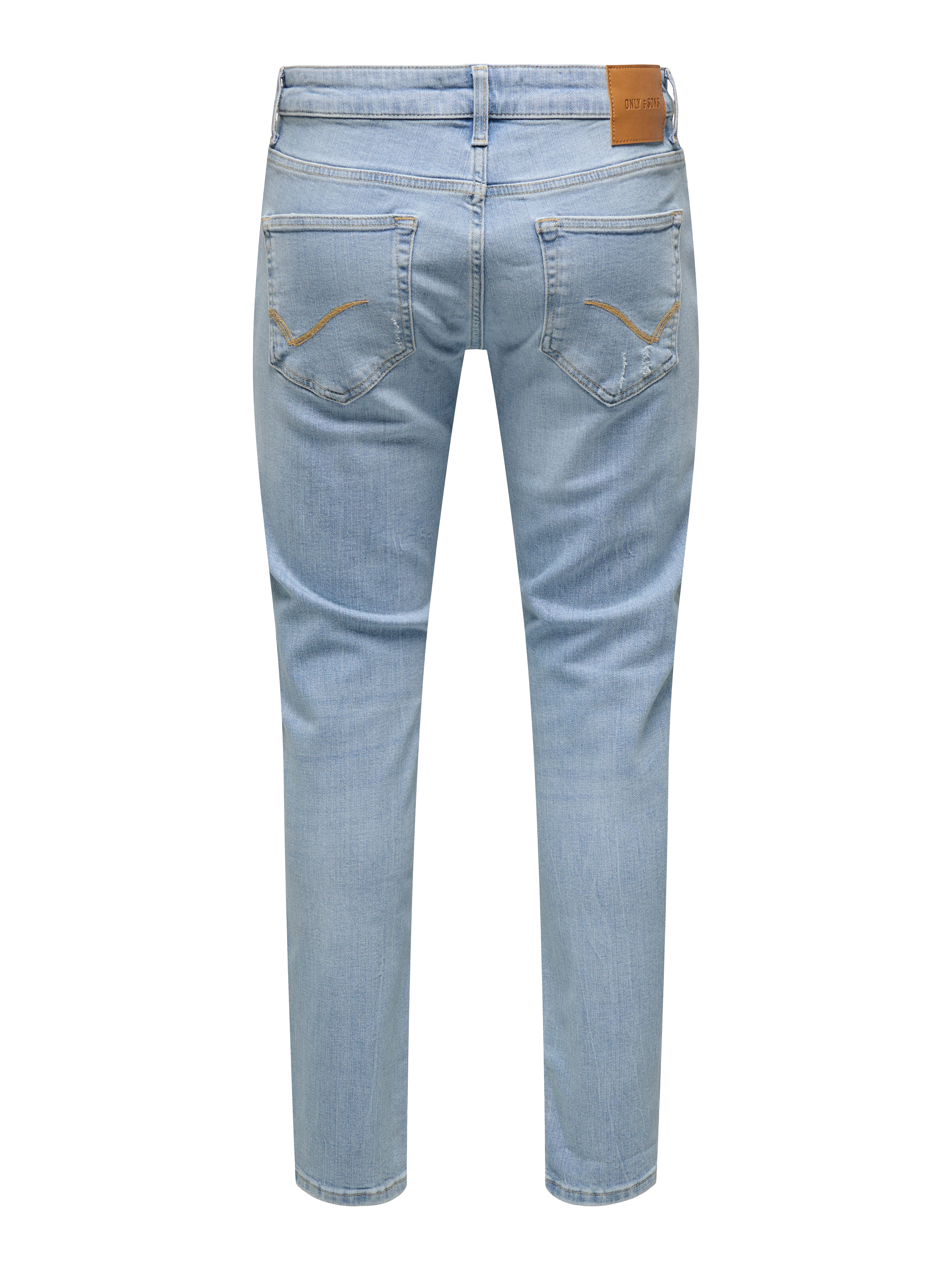 ONSLOOM Niedrige Taille Slim Fit Jeans Light Blue Denim