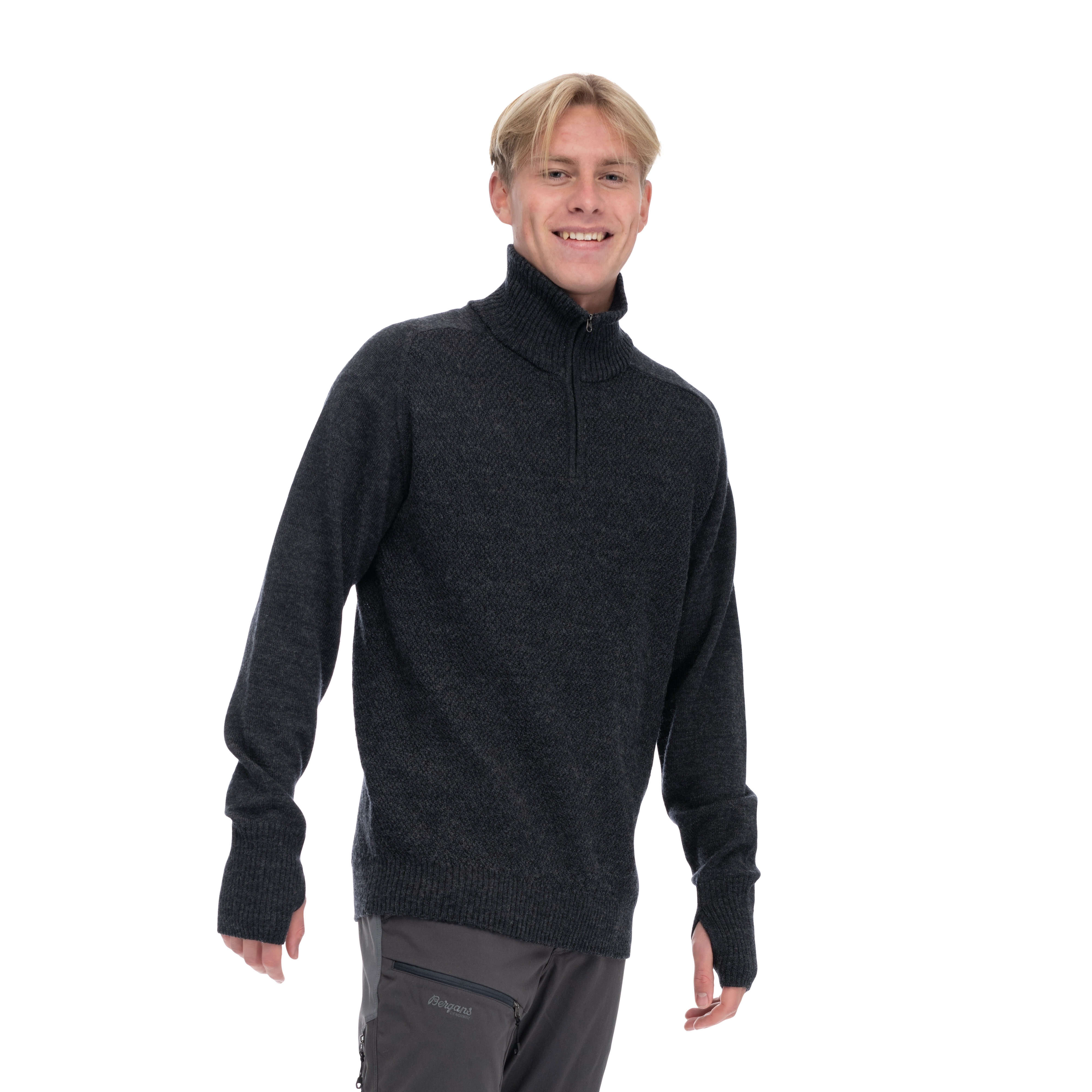 Ulriken Light Merino Jumper Men Dark Shadow Grey