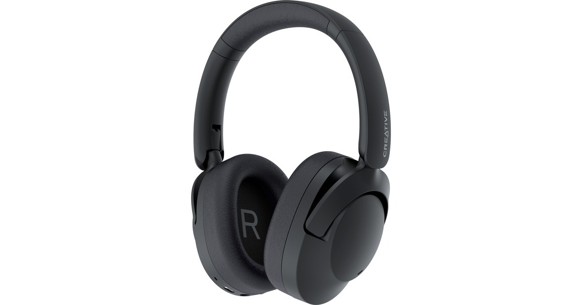 CreativeZen Hybrid 2 over-ear hoofdtelefoon  (Zwart, Bluetooth 5.2, USB-C, hybride ANC)