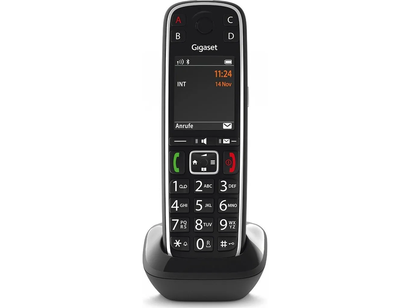 Gigaset E720HX - Ekstra trådløst håndsæt med opkalds-ID - ECO DECT\GAP\CAT-iq - SIP, RTP - sort