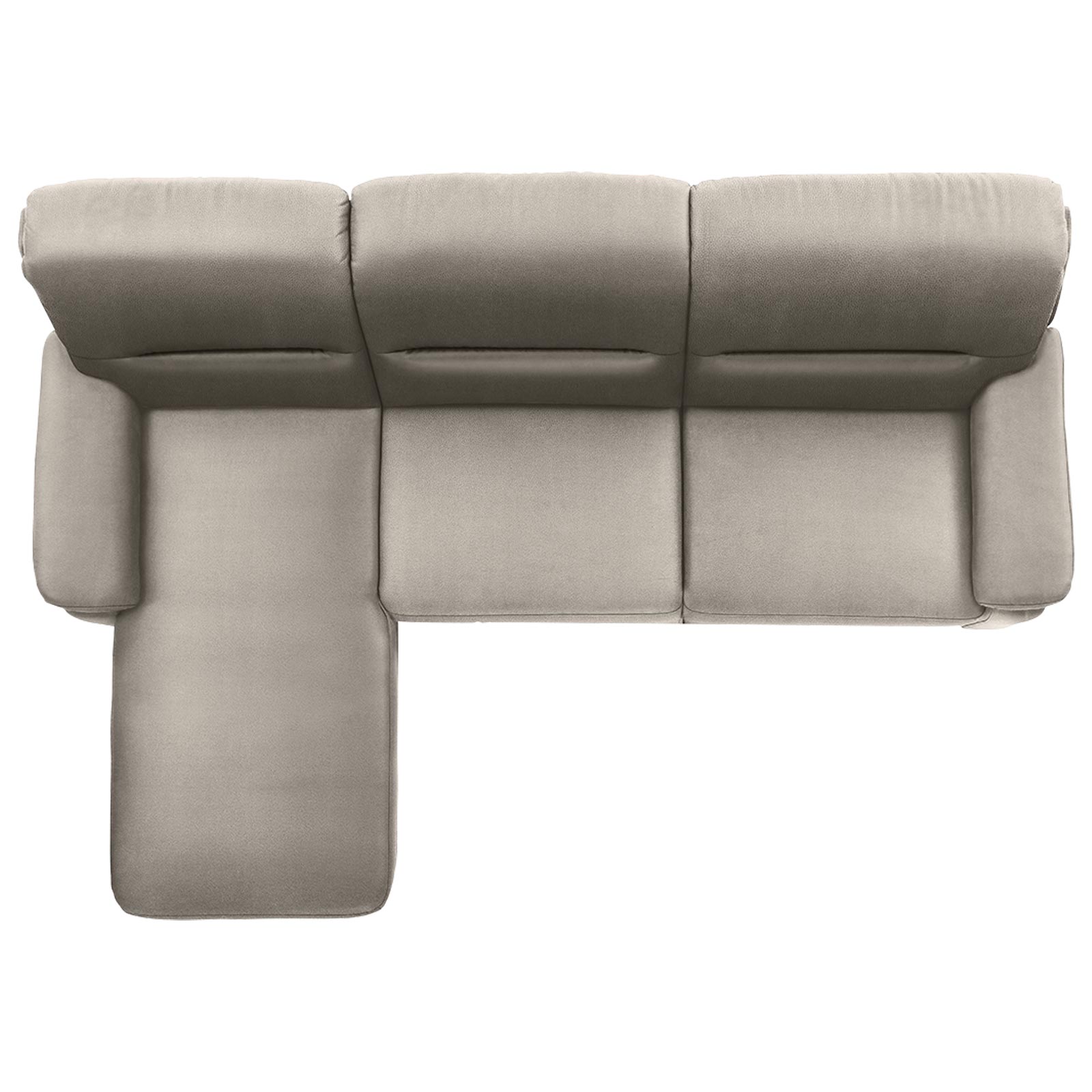 polsterpower Ecksofa - Holiday alu - Basismodell - Recamiere links