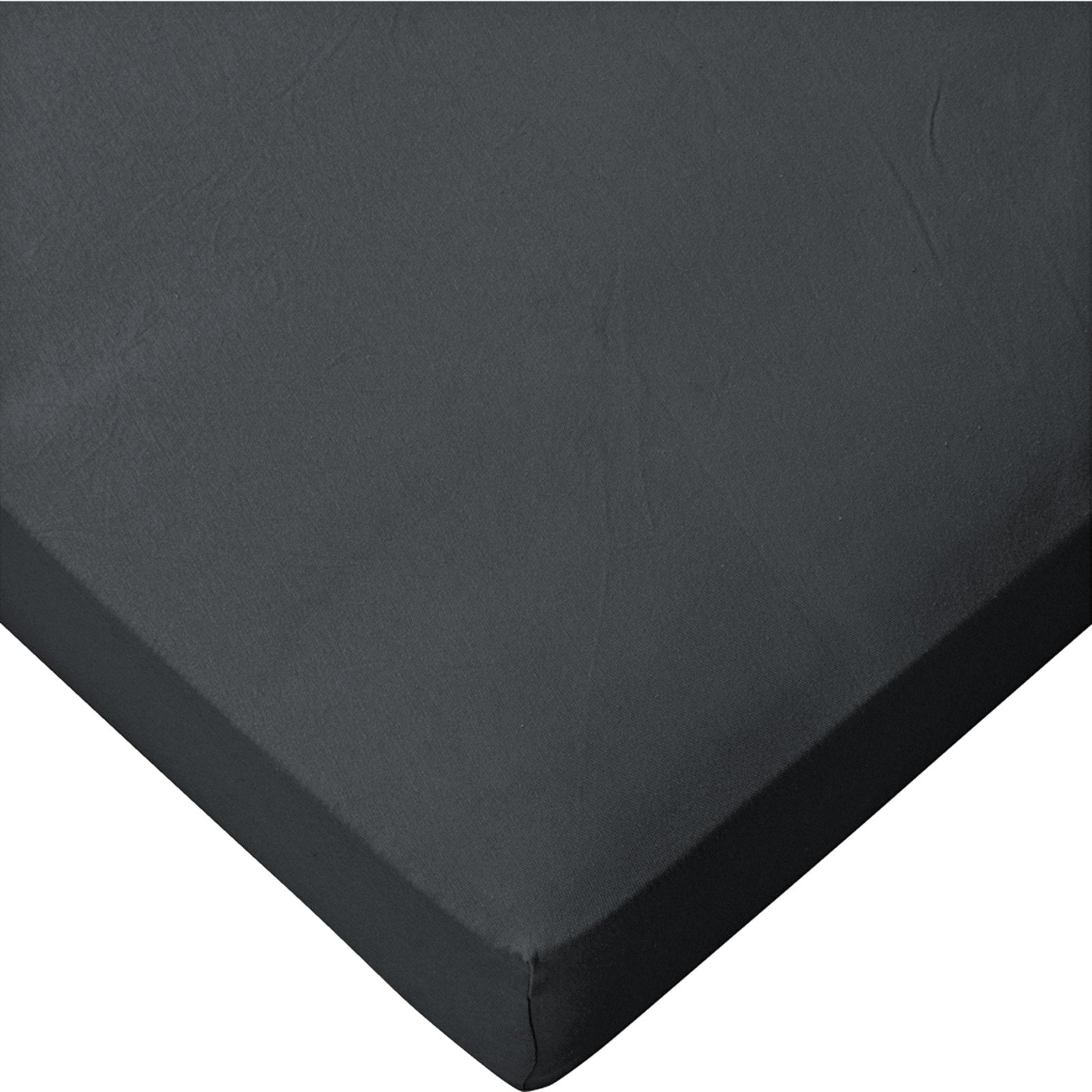 Living Edition Jersey-Fixleintuch für Boxspringbett 140 160x200, anthrazit