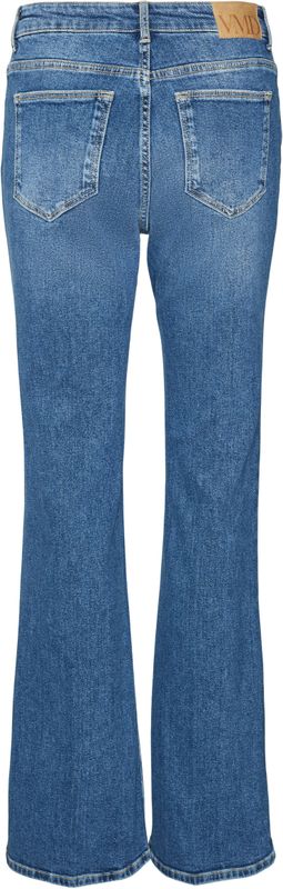 Vmselina - High Rise Flared Fit Jeans - Blauw - Katoen