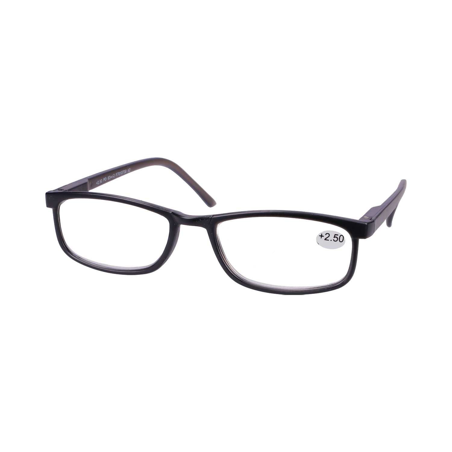 Star Optic Lesehilfe MD4 aus Kunststoff +2,5 Dioptrien schwarz/grau
