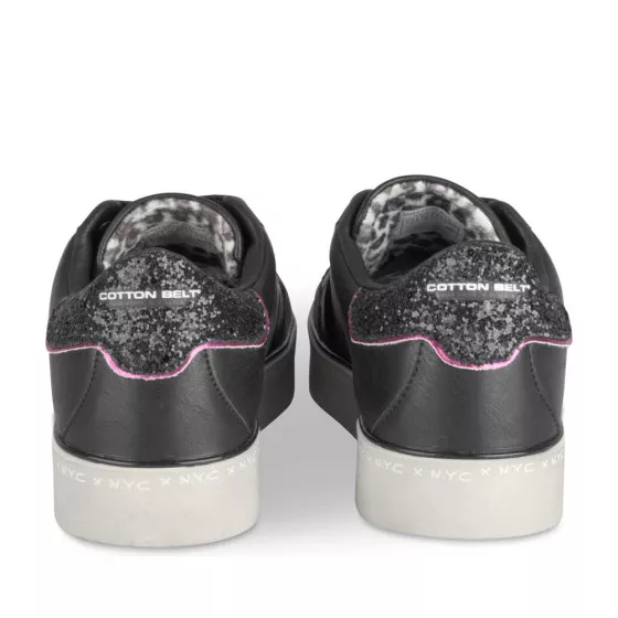 Baskets NOIR COTTON BELT