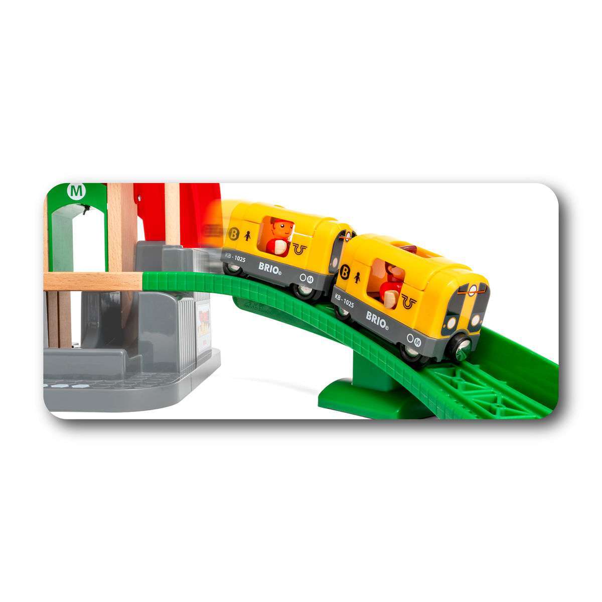 BRIO Spiel Großes City Bahnhof Set
