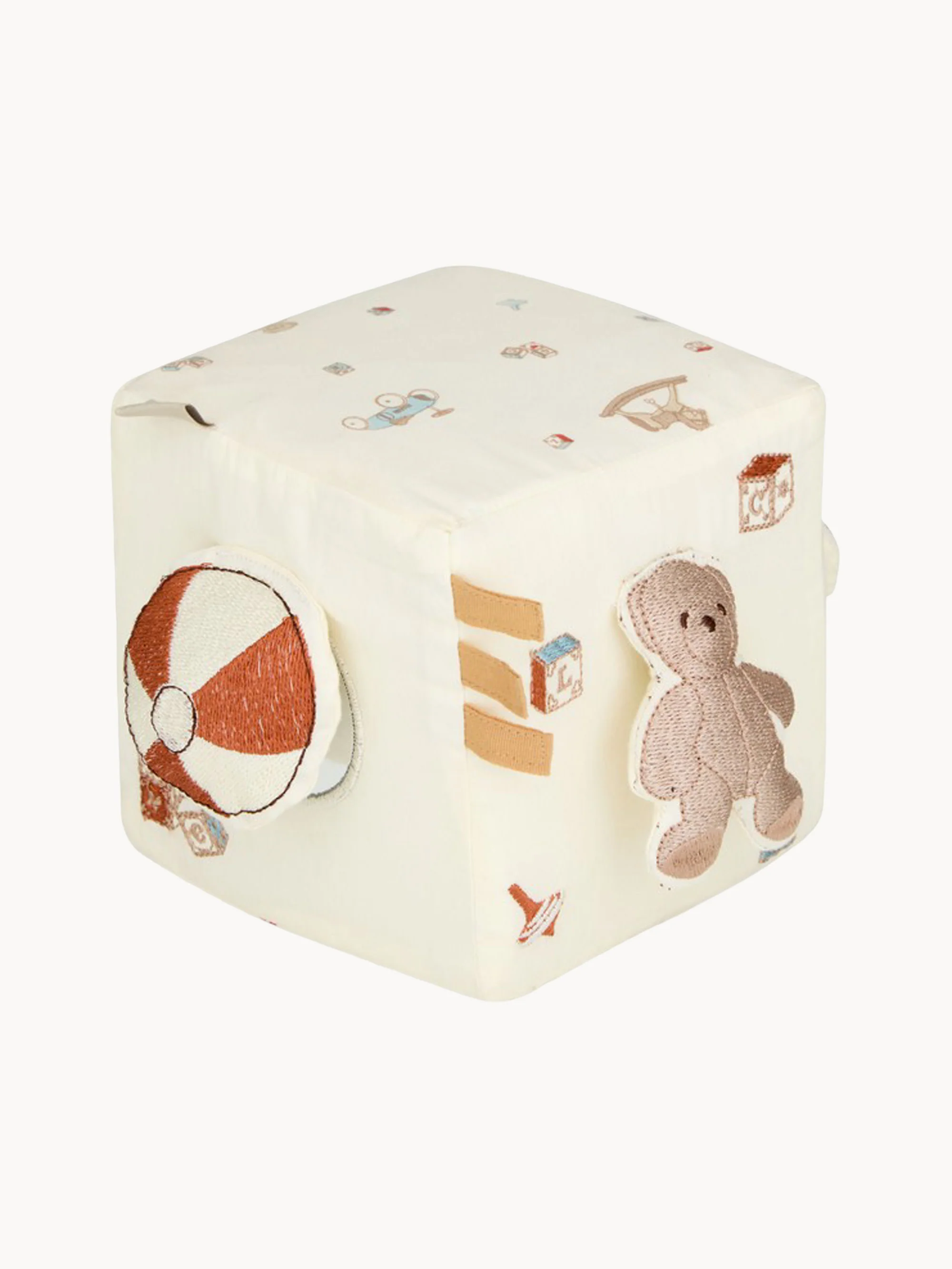 Activiteitencube Vintage Toys van biokatoen