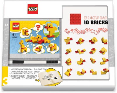 LEGO Duck Build Notisbok med Gel-penn