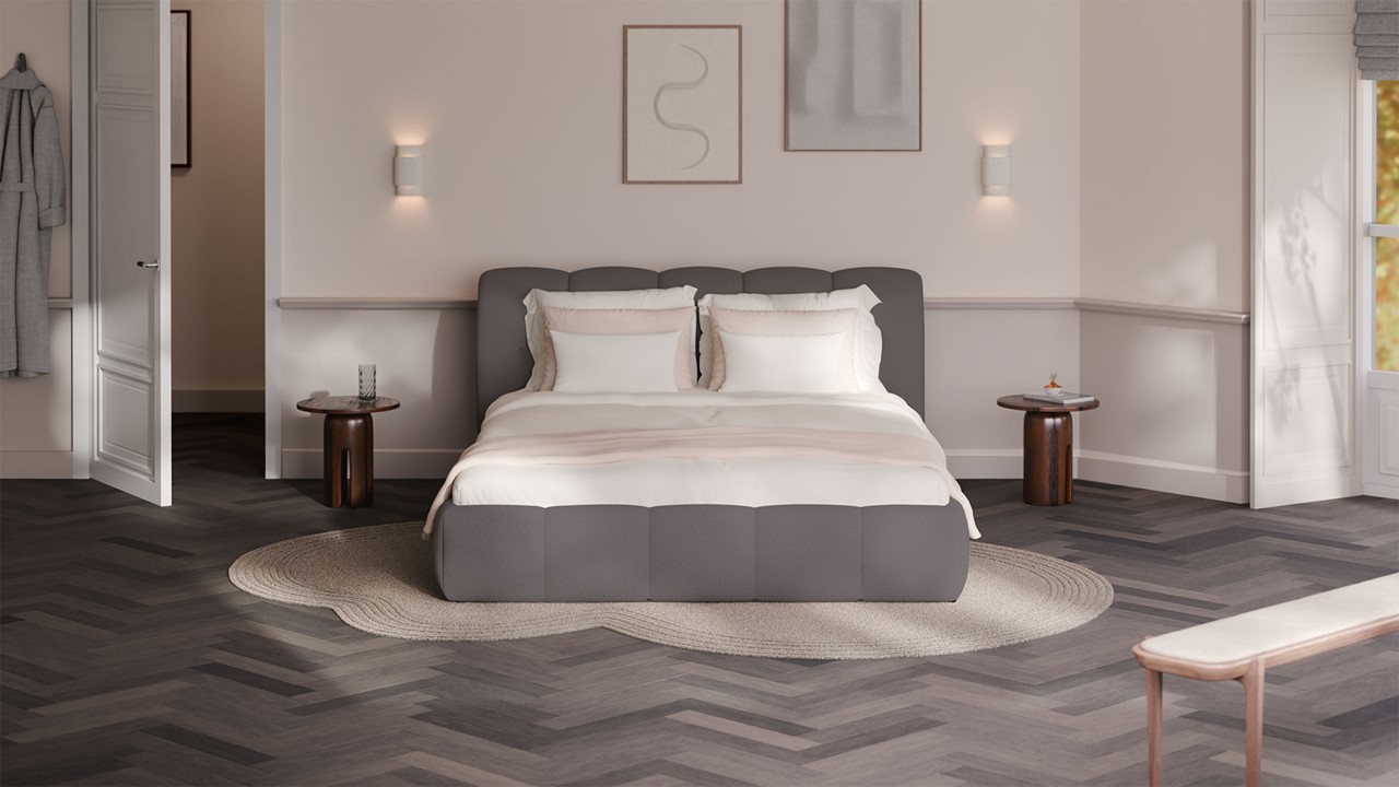 Bed Dune - Warm wool dark grey