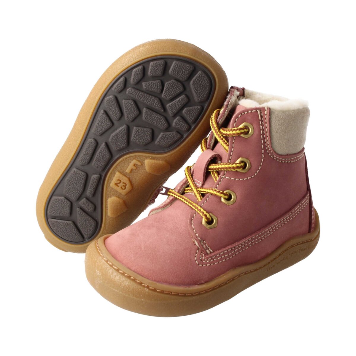 WL4222-WX6 rose TIMBII nubuck wool laces zipper Winterstiefel Weite/W