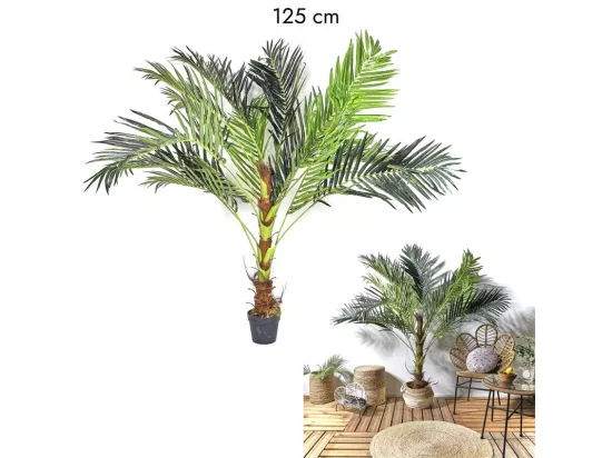 Plante Artificielle Palmier H125cm