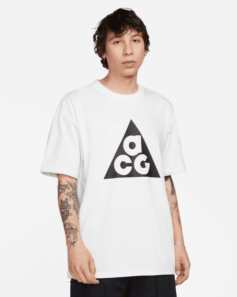 T-shirt Nike ACG Blanc pour homme