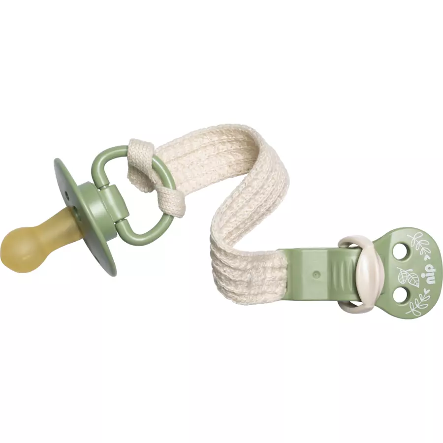 nip® Schnullerband Green - grün