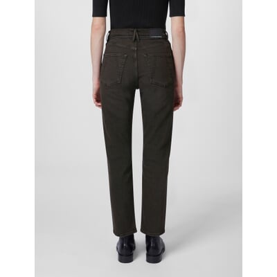 Damen-Stretchjeans, Schwarzbraun
