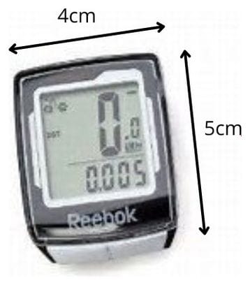 Compteur de vélo sans fil - Reebok - Affichage analogique 8 fonctions
