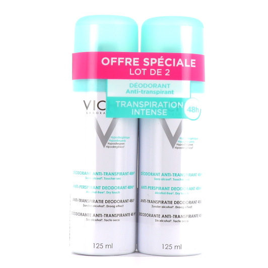 Déodorant anti-transpirant efficacité 48h Vichy