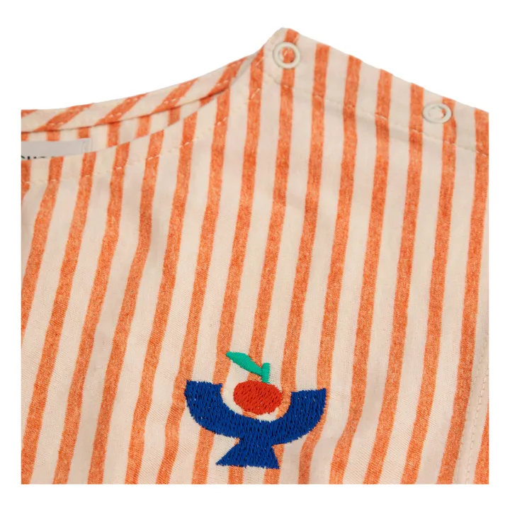 Bobo Choses Combinaison Coton Bio Rayée | Orange