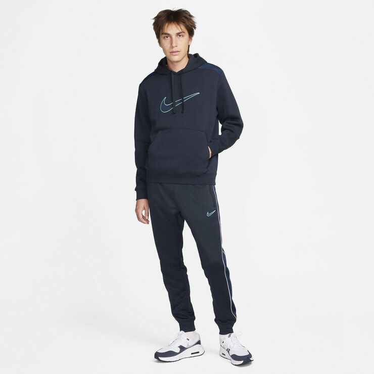 Nike Sportswear Fleece hættetrøje Blå
