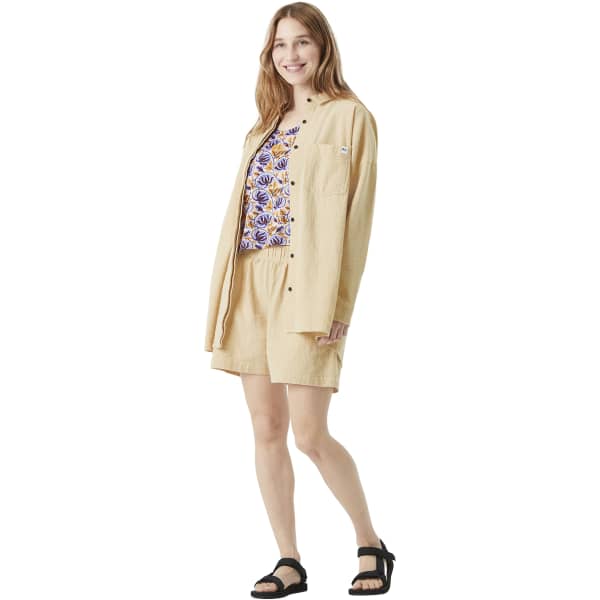 Chemise PICTURE FLAROS SHIRT W WOOD ASH