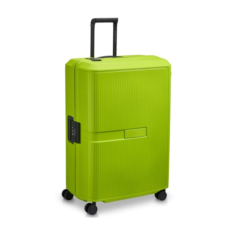 Valise rigide Color Block hard 77cm Citron Vert
