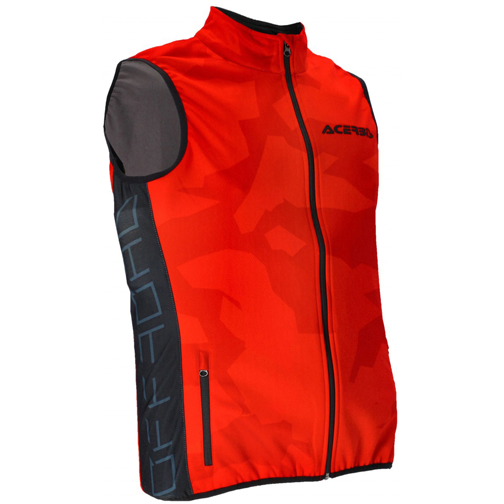 Acerbis - Veste sans manches Softshell X-Wind Rouge