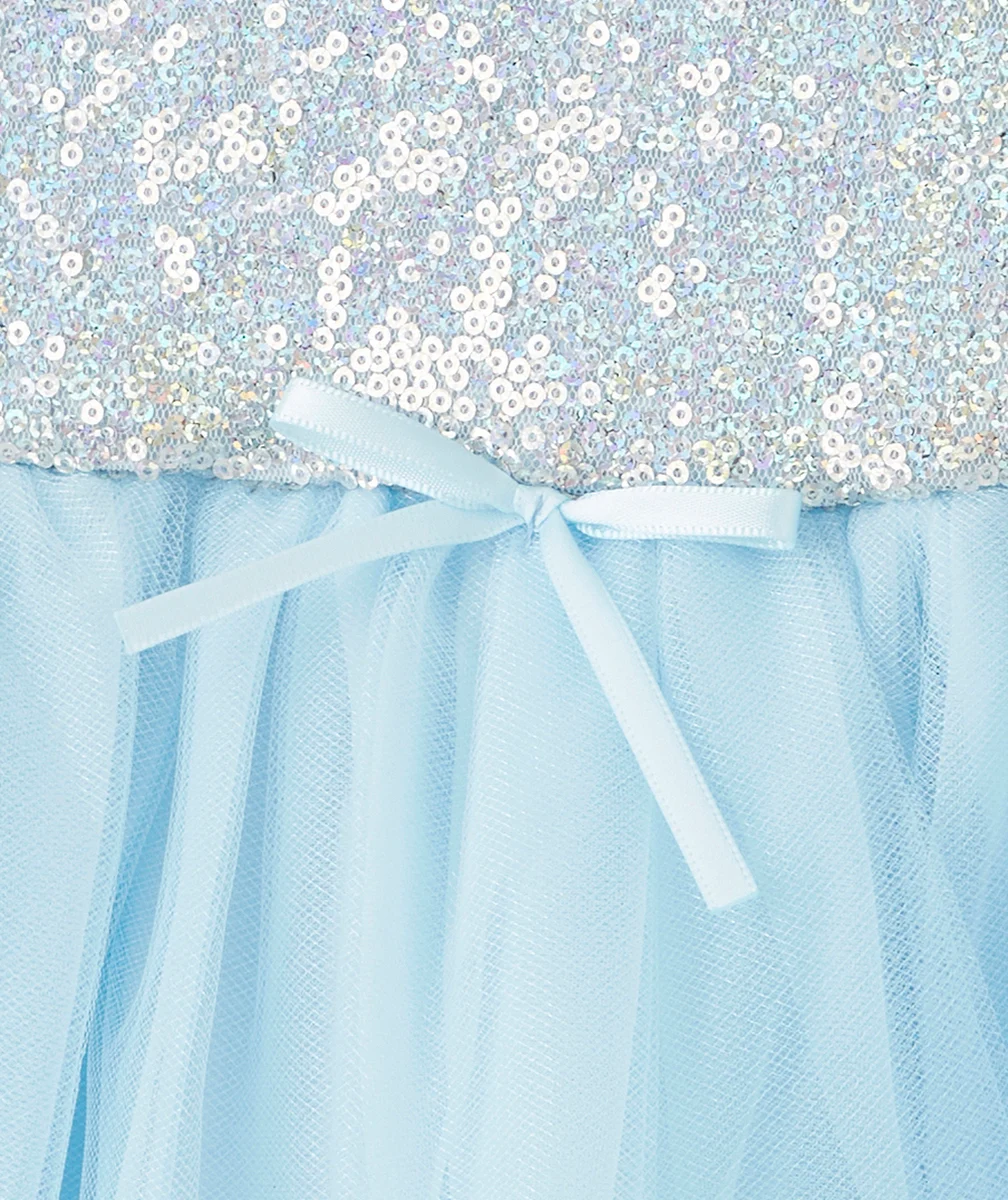 GREAT PRETENDERSDÉGUISEMENT ROBE DE PRINCESSE AVEC SEQUINS BLEUS