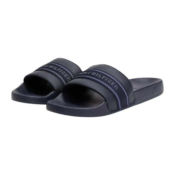 Tommy Hilfiger Poolside Webbing Badslippers Dames