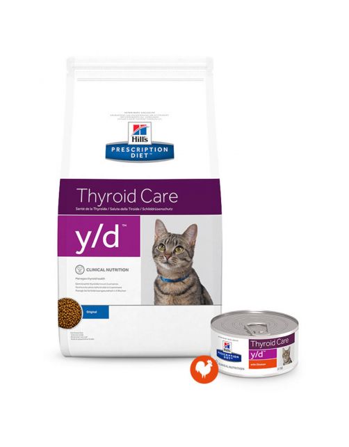 Hill's Prescription Diet Y\/D Thyroid Care Zak - Kattenvoer