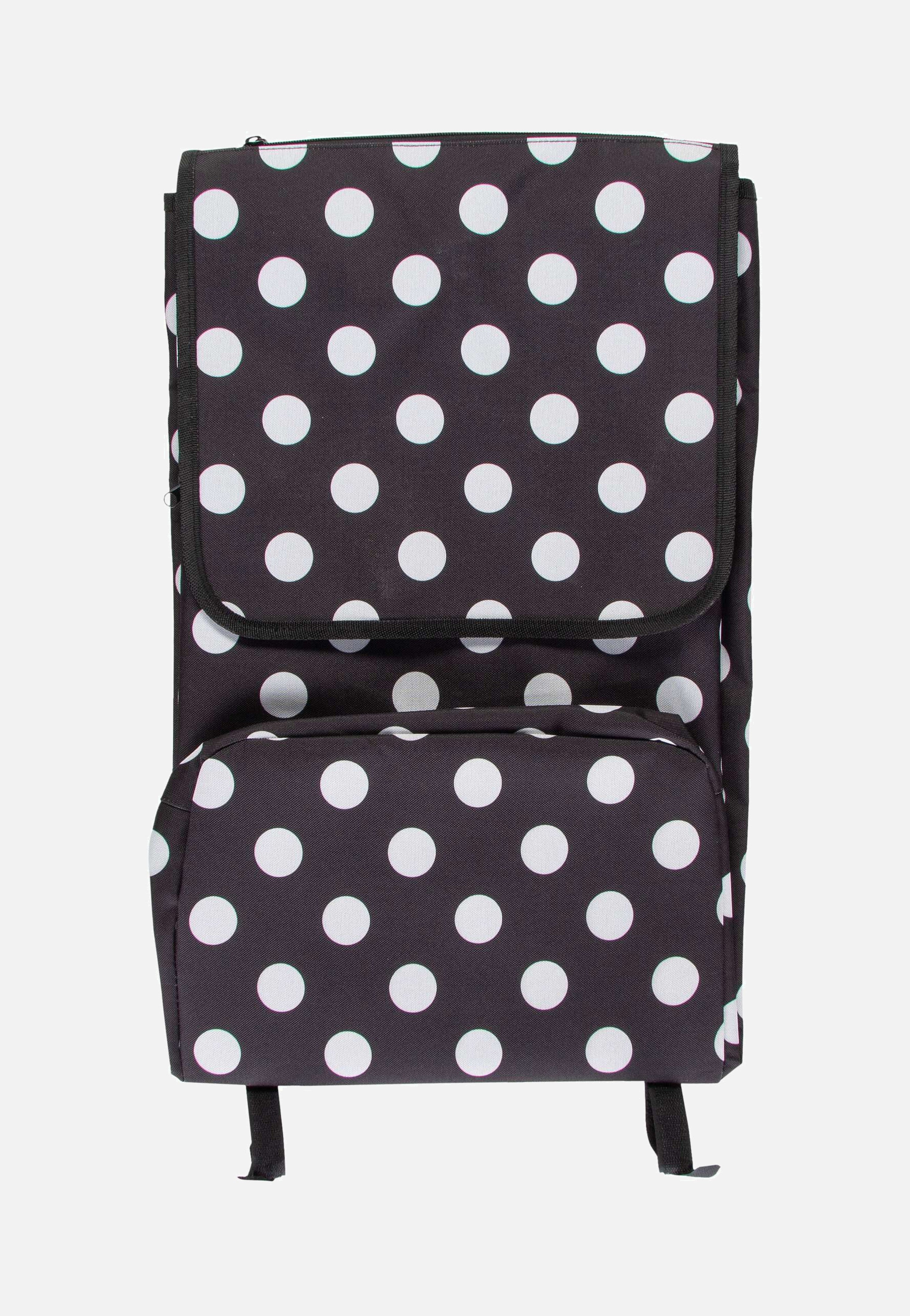 shopping Dots White - Einkaufstrolley