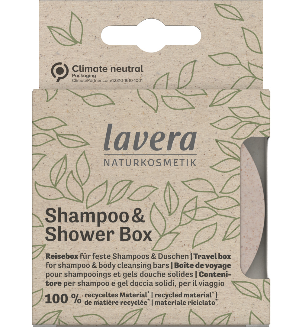 Lavera Shampoo & shower box leeg/boite de voyage (1 stuk)