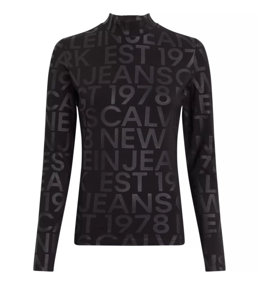 Calvin Klein Jeans Camiseta preta com logo