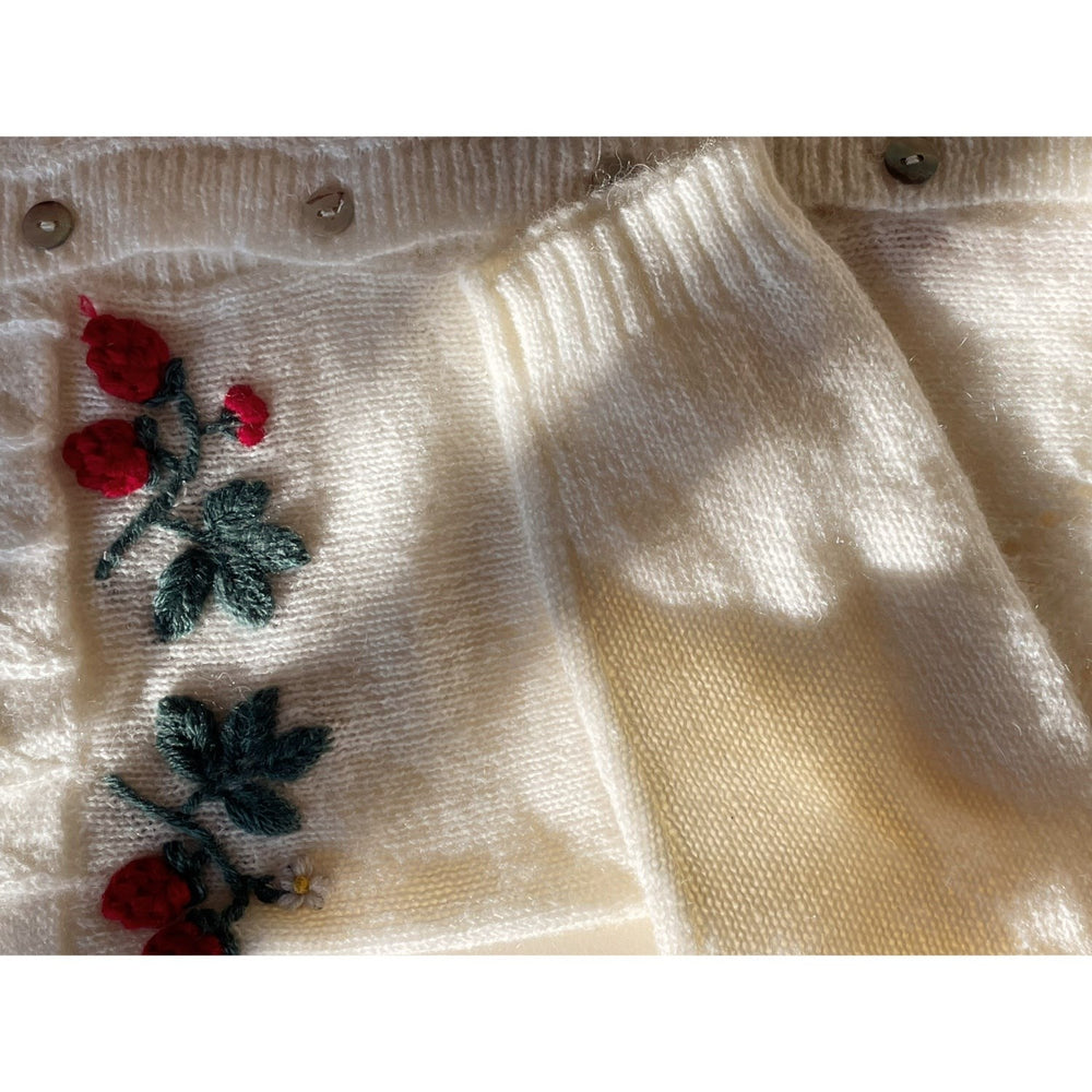 Køb Konges Sløjd Bright White Minia Flæse Cardigan