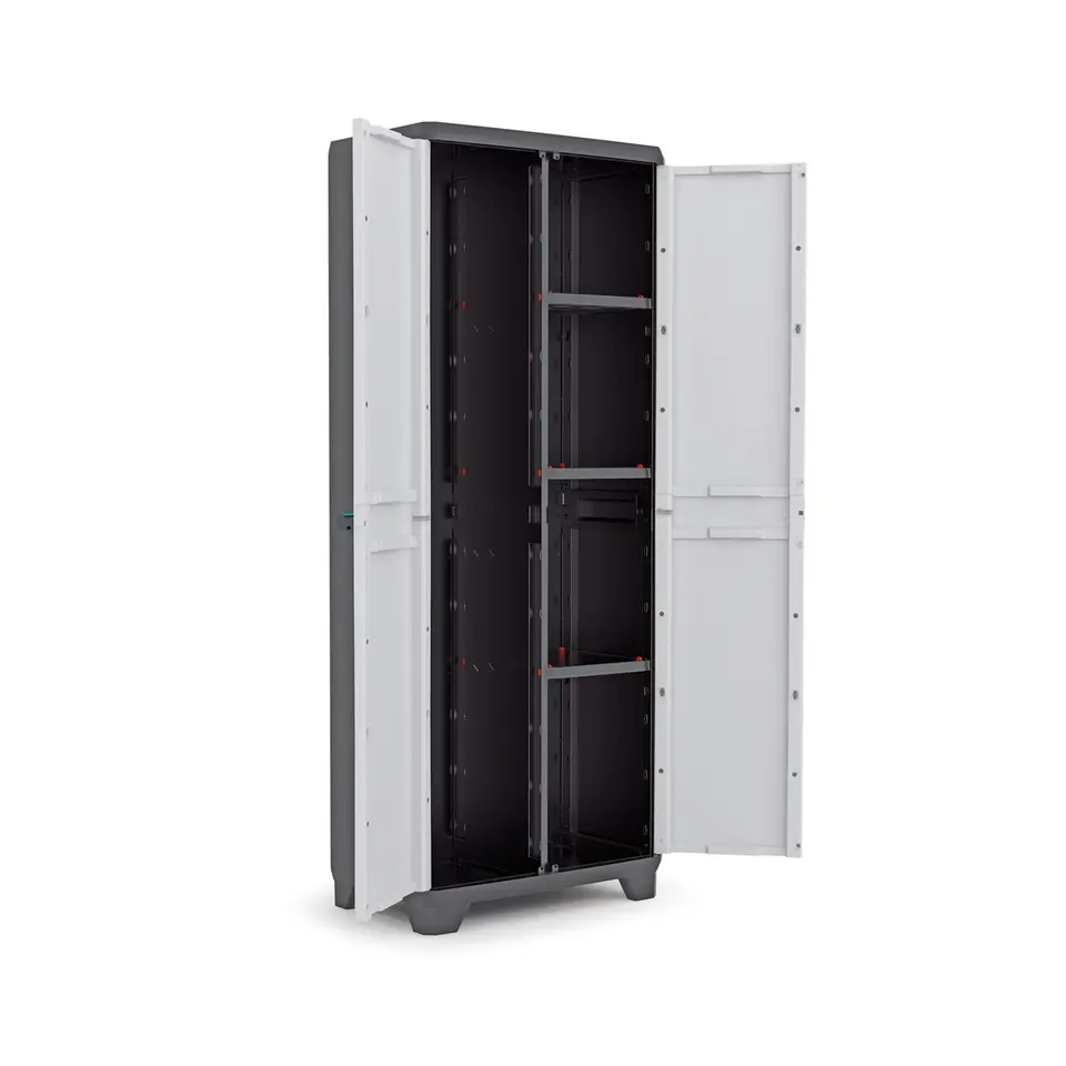 Keter Linear Opbergkast utility - bezemkast - 3 planken