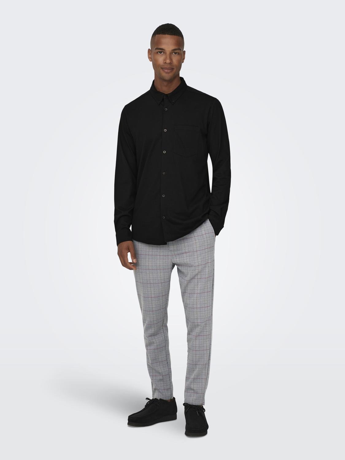 ONSNOAH Hemd Black