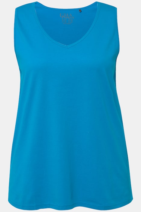 Top, V-Ausschnitt, Classic, ärmellos