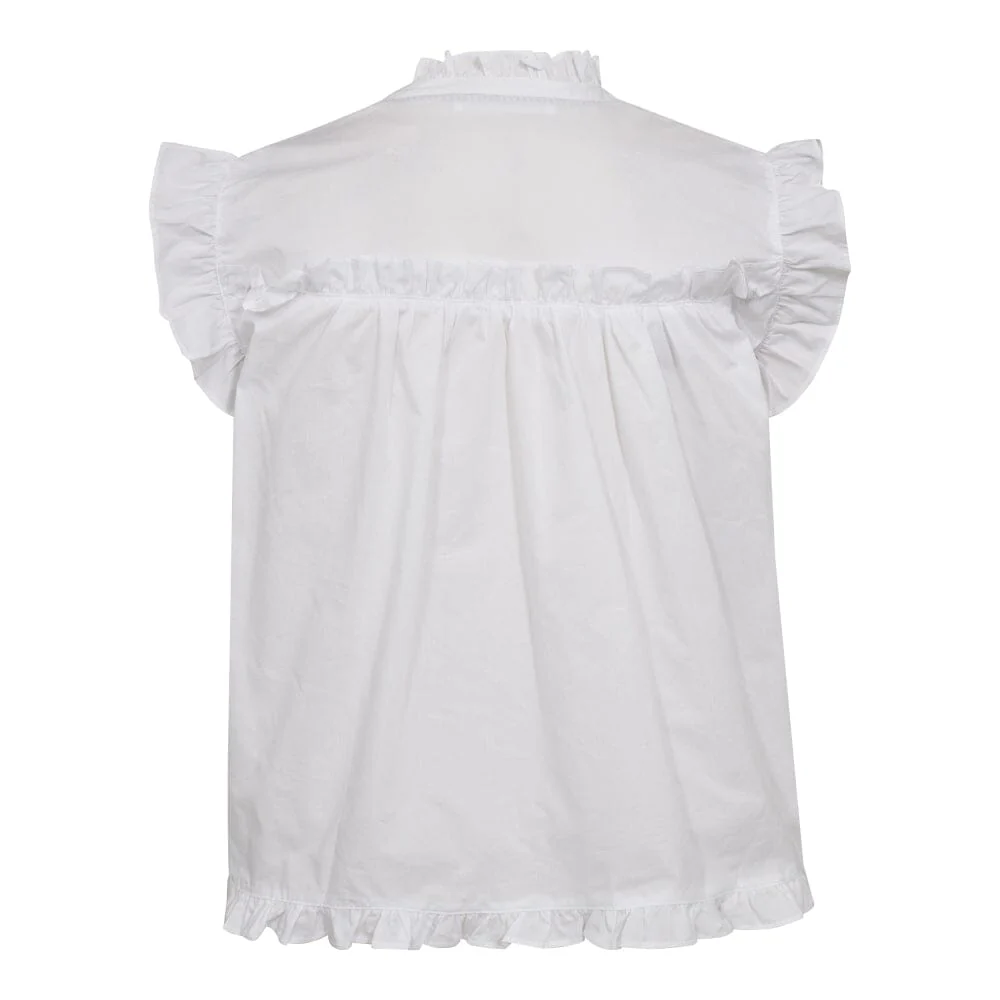 Co´Couture Primacc Frill Tie Top 35485