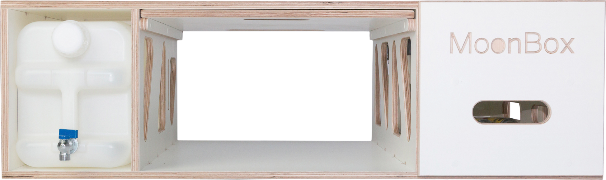 Moonbox Campingbox Weiß KombiVan cm Typ 115 - Weiß
