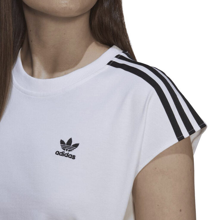 adidas WAIST CINCH TEE Hvid