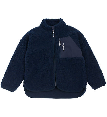 Viking Fleecejacke - Playtime Pile - Teddy - Navy