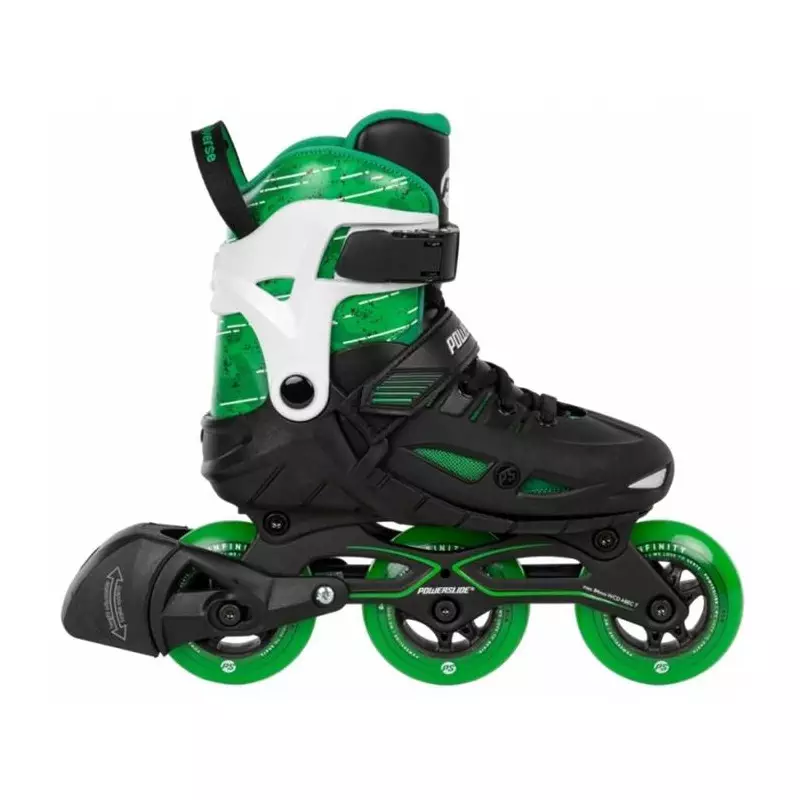 Roller en ligne junior ajustables POWERSLIDE Universe Green