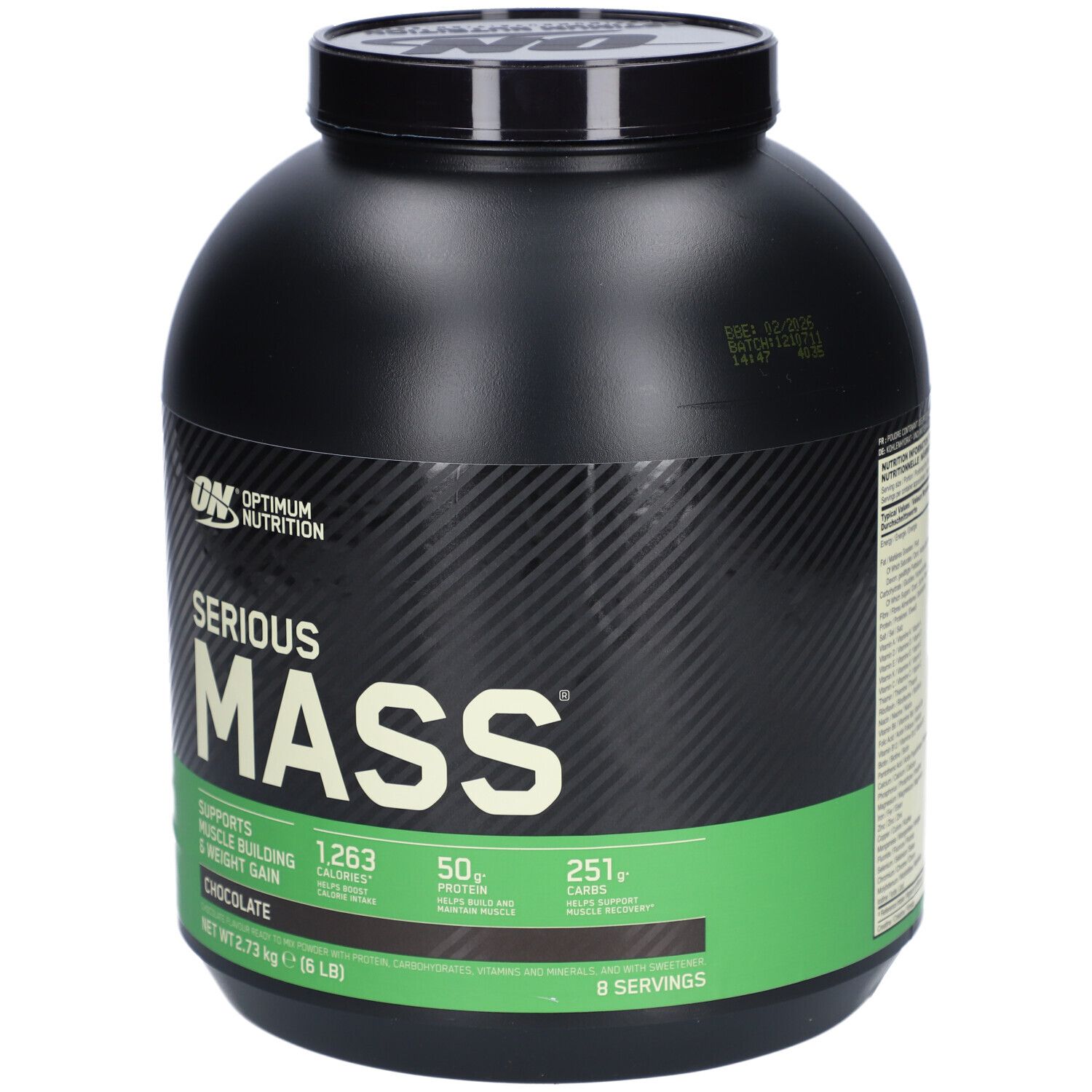 OPTIMUM NUTRITION SERIOUS MASS CHOCOLATE