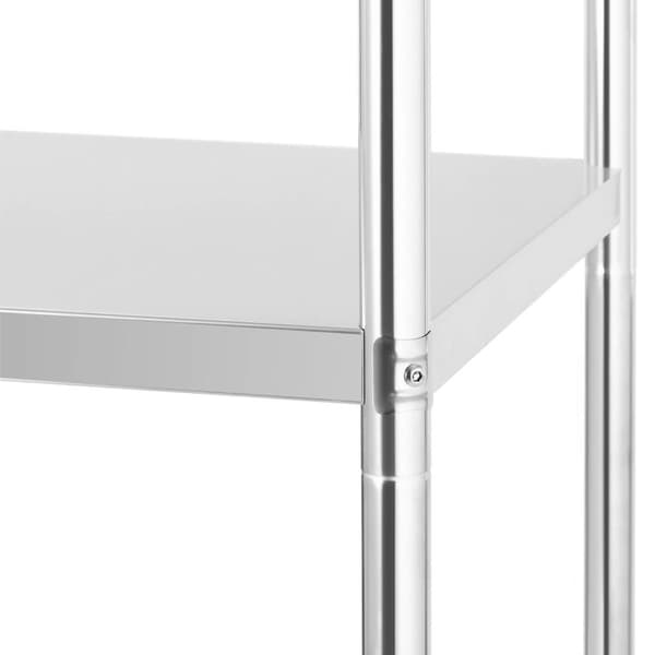 Catering lagerhylle i metall opptil 200 kg 70 x 40 x 180 cm