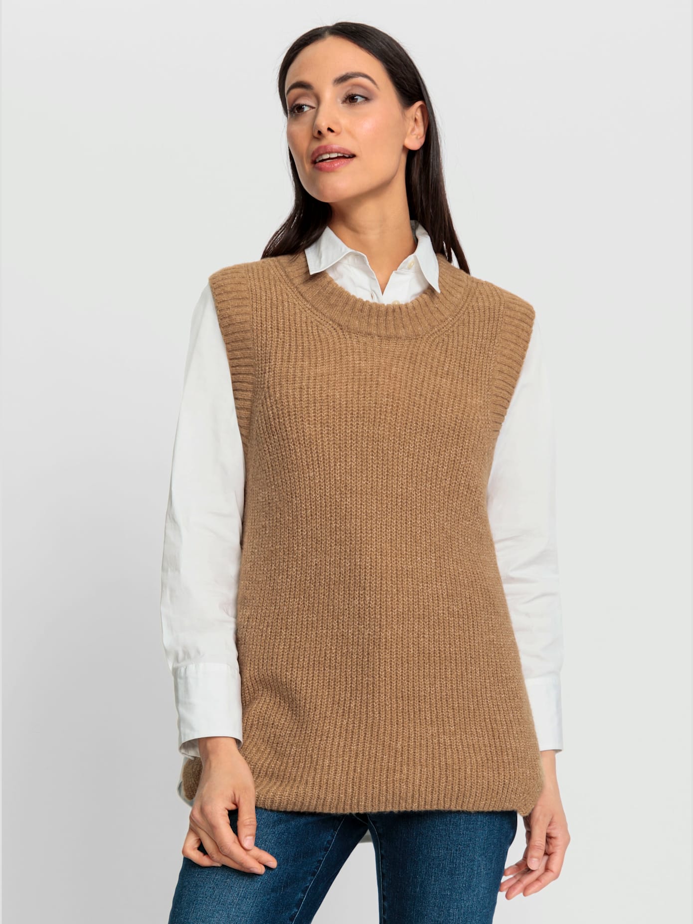Débardeur en tricot style moderne