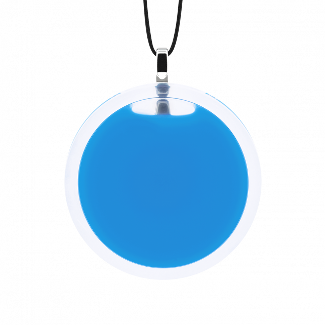 Pendentif en verre soufflé - Cachou Medium Milk