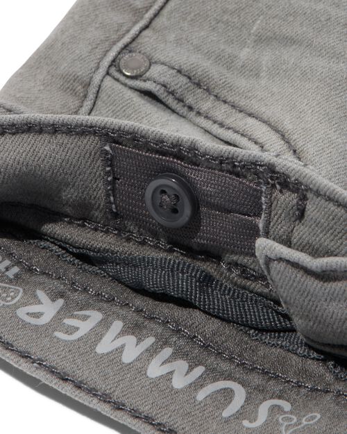 short enfant denim gris