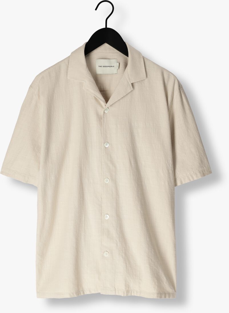 beige the goodpeople casual overhemd slin