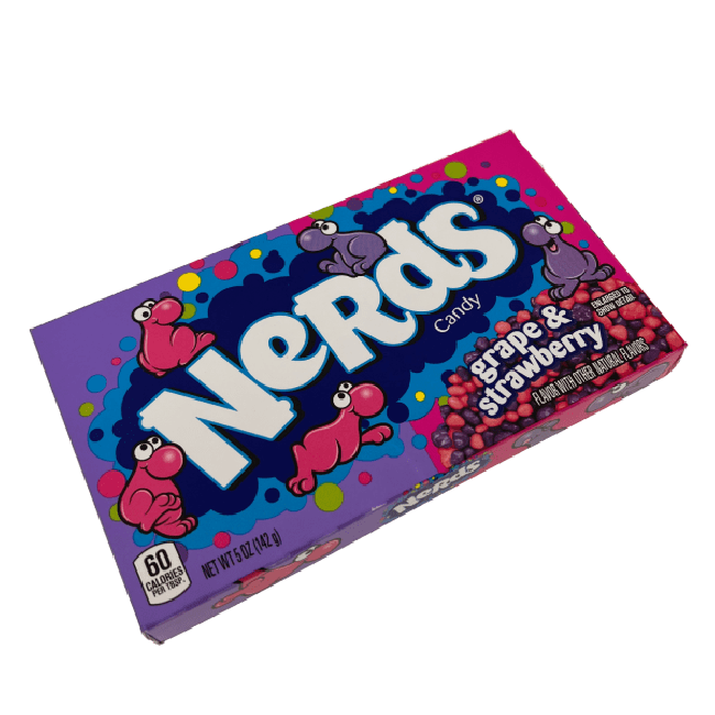 Nestle Nerds Snoep Druiven & Aardbei 142g