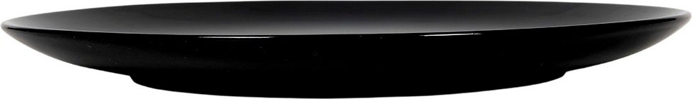 Ontbijtbord Basic zwart D 19 H 2 cm