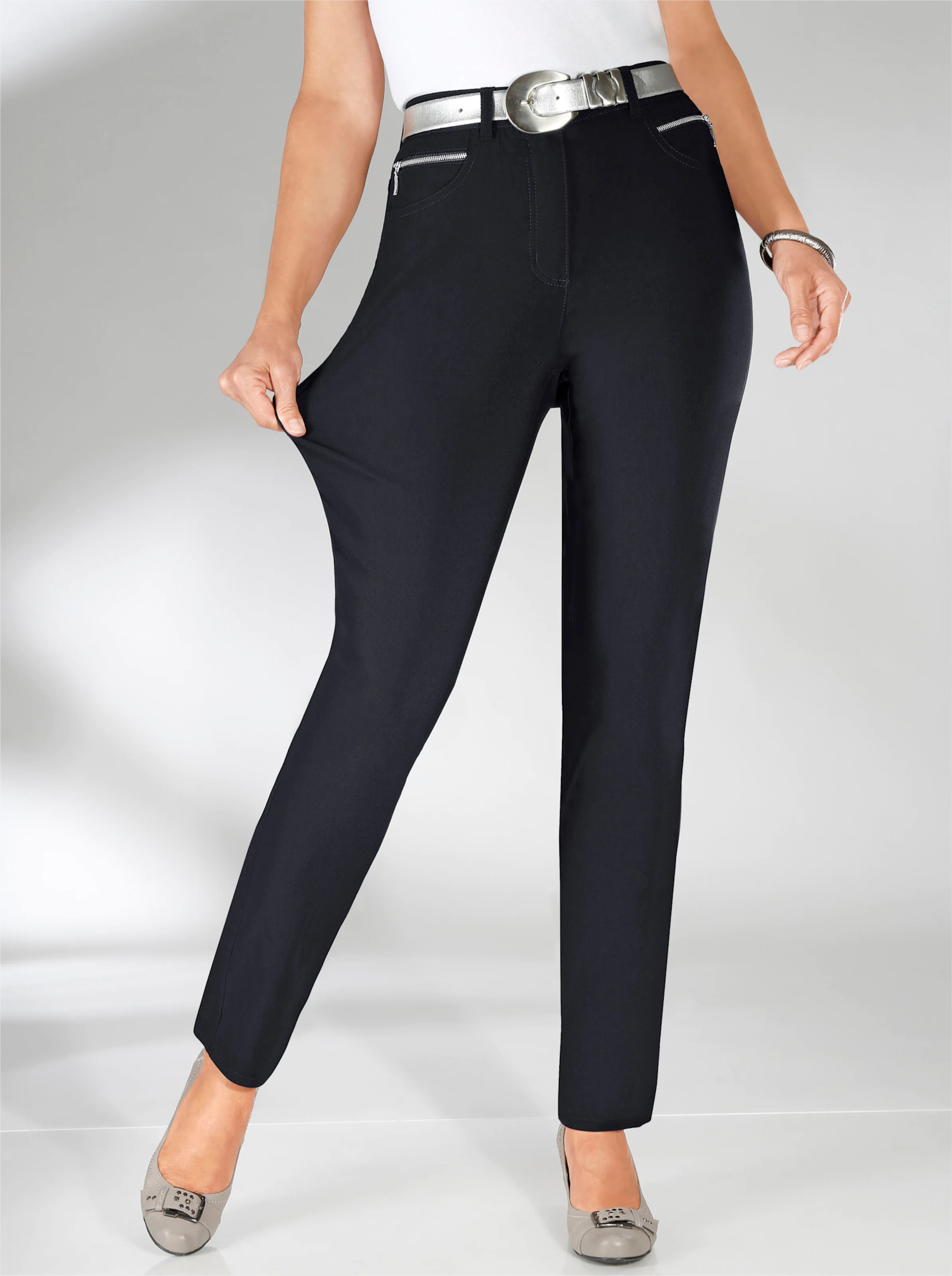 Stehmann Comfort line Stretch-Hose in schwarz