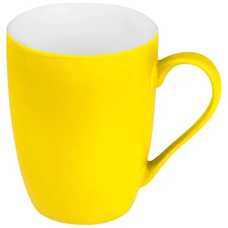Macma Kaffeetasse aus Porzellan, 300 ml, gelb